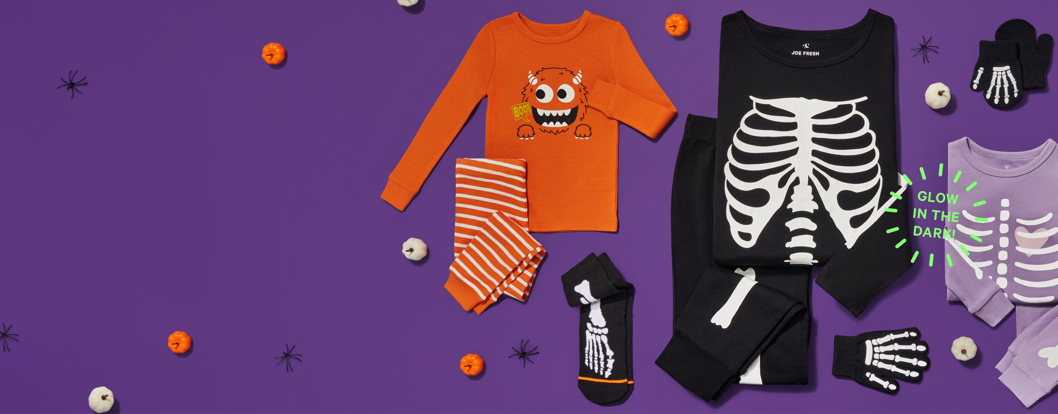 Joe fresh skeleton pajamas online